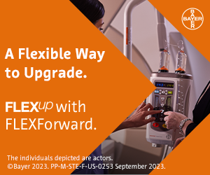 BAYER | A Flexible Way to Upgrade. FLEXup with FLEXForward. Learn More: https://www.radiologysolutions.bayer.com/flexup?utm_source=Radiology+Today&utm_medium=Email&utm_campaign=BYU-106-0007_H1_2023_BAYERUS_RadiologyTodayDisplay_EN&utm_id=BYU-106-0007_H1_2023_BAYERUS_RadiologyTodayDisplay_EN&utm_term=RadiologyToday-OctobereNewsBanner_300x250_EN